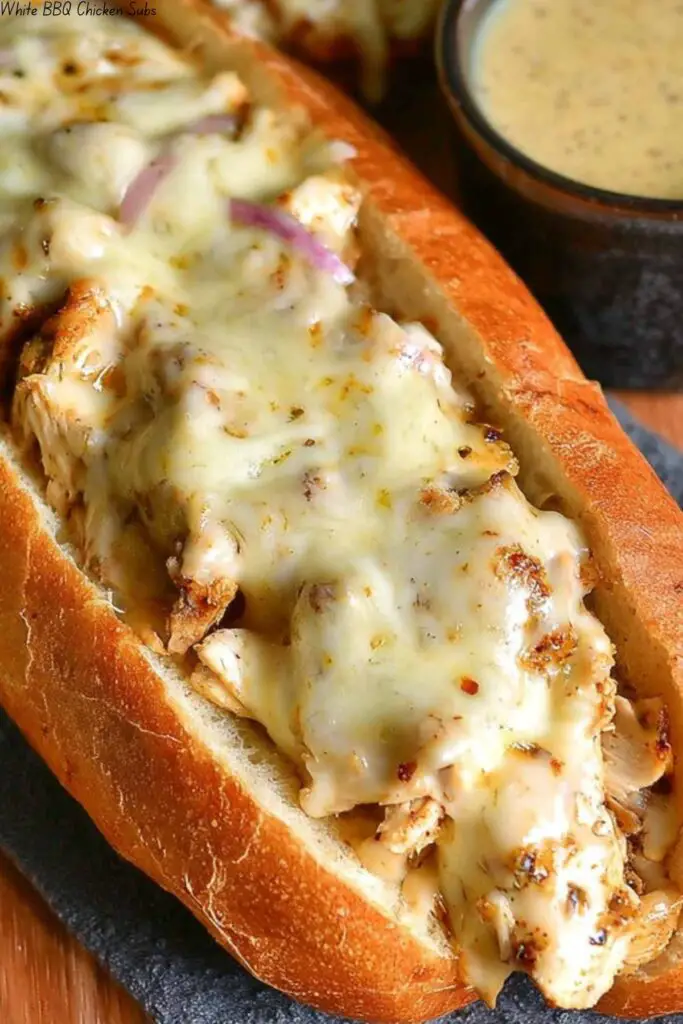 White BBQ Chicken Subs