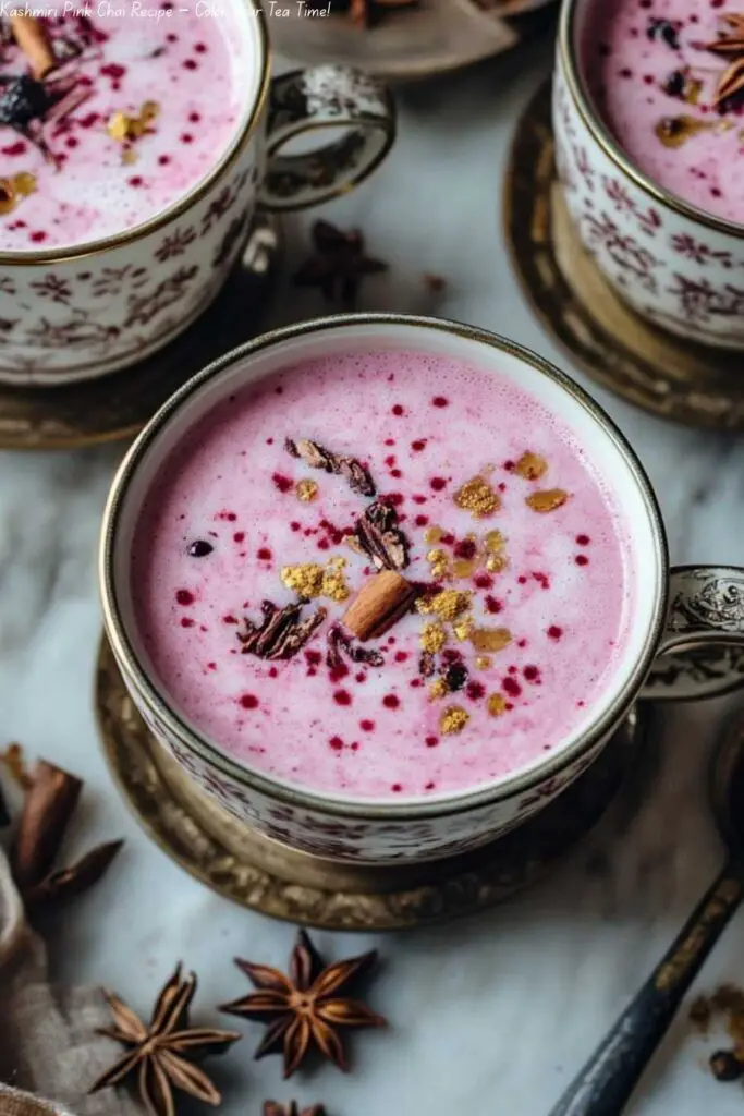 Kashmiri Pink Chai Recipe – Color Your Tea Time!