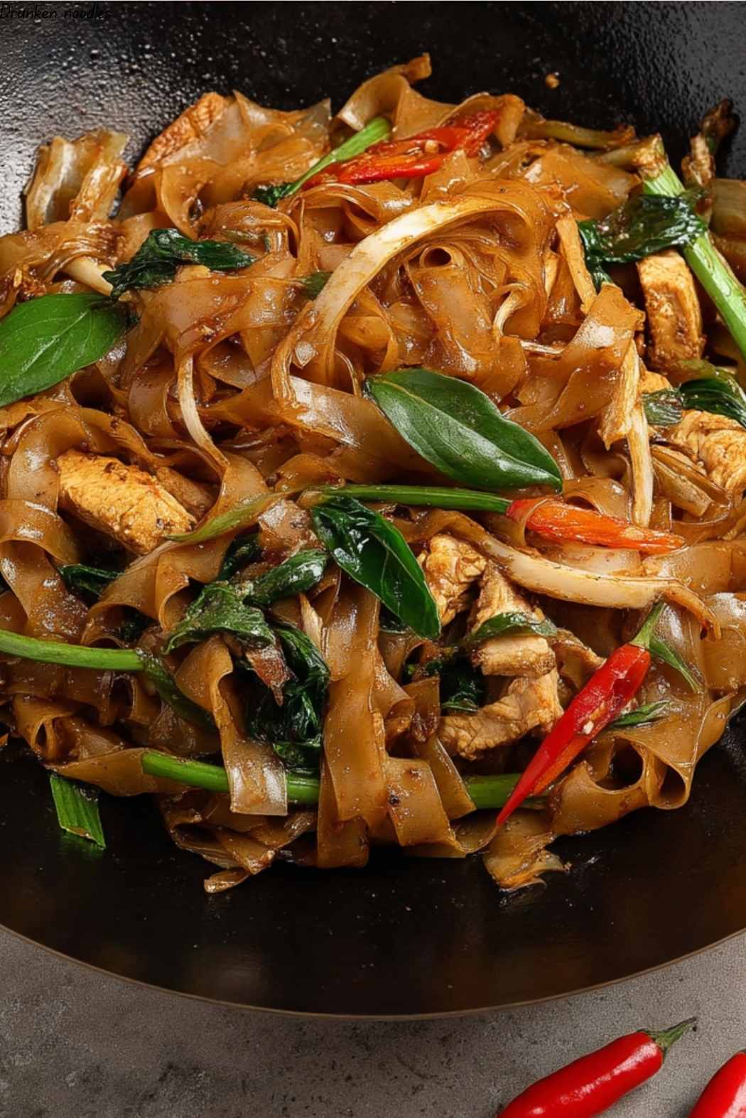 Drunken noodles