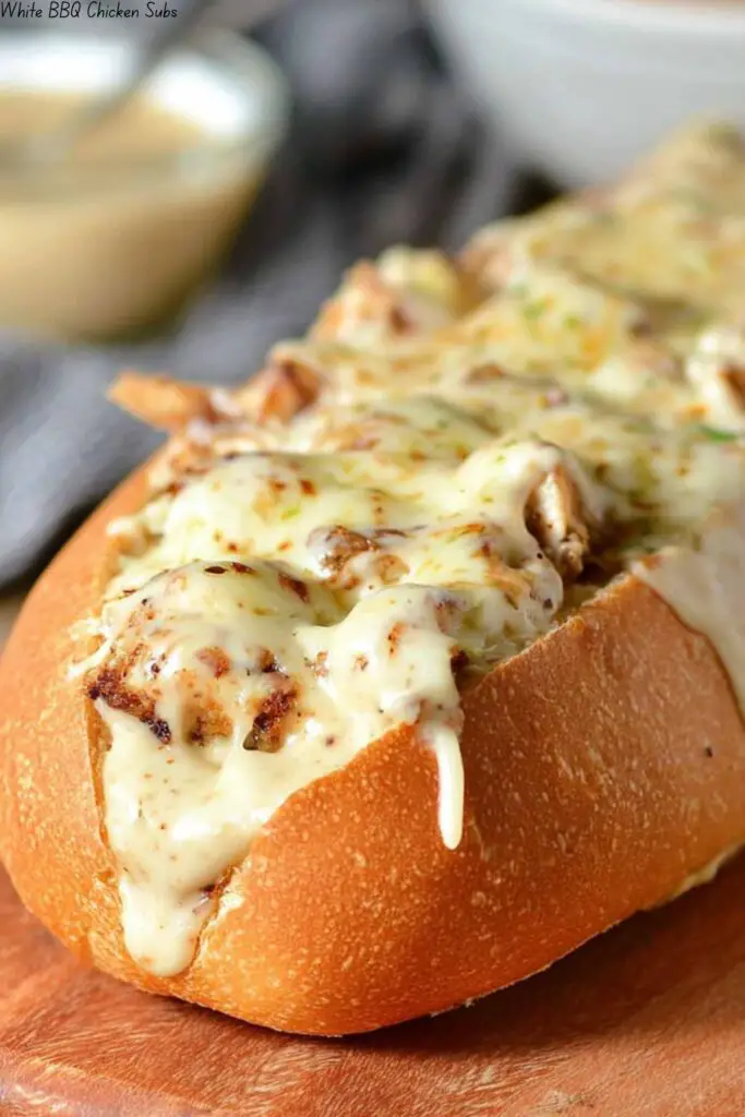 White BBQ Chicken Subs