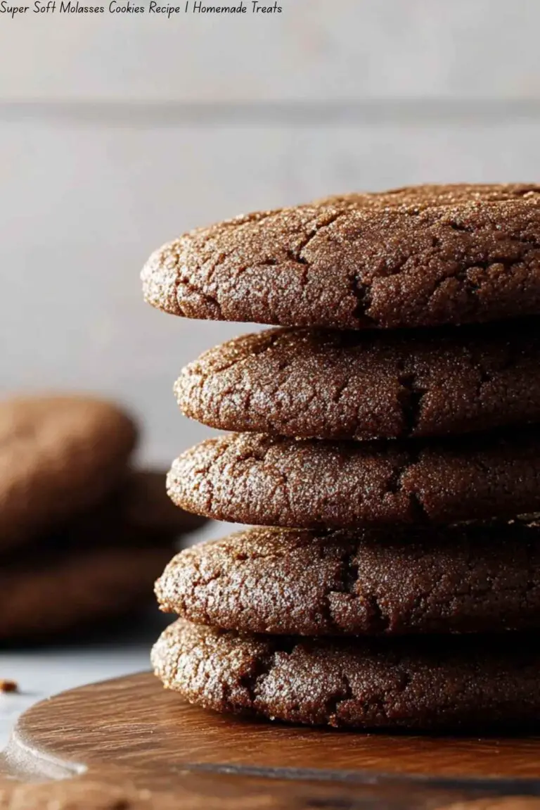 Super Soft Molasses Cookies Recipe | Homemade Treats
