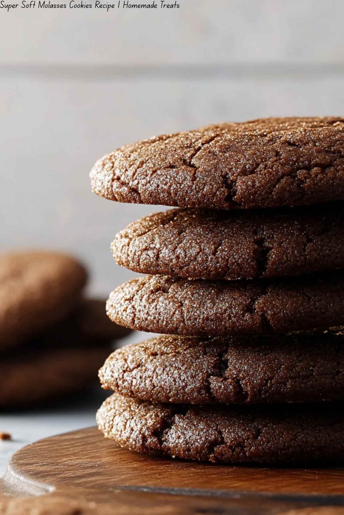 Super Soft Molasses Cookies Recipe | Homemade Treats