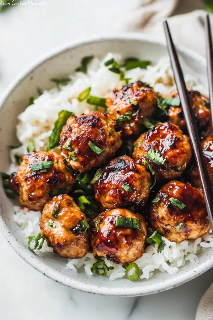Asian Chicken Meatballs