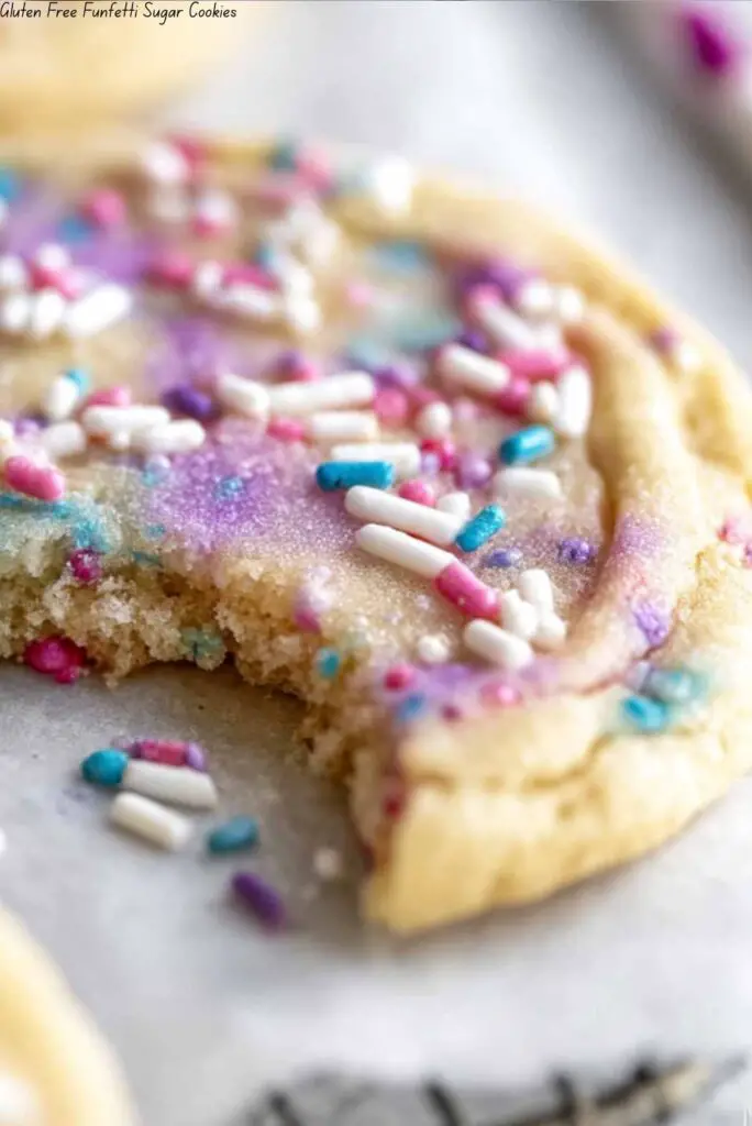 Gluten Free Funfetti Sugar Cookies