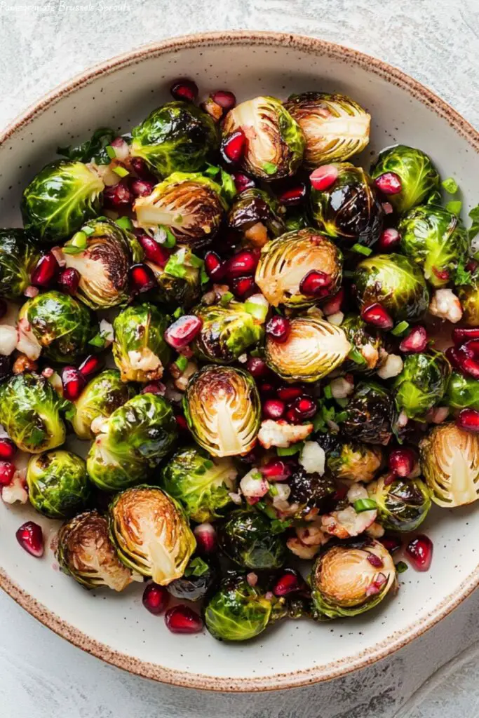Pomegranate Brussels Sprouts