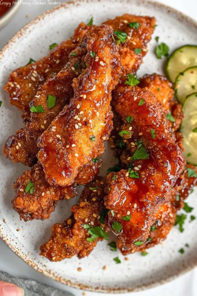 Crispy Hot Honey Chicken Tenders