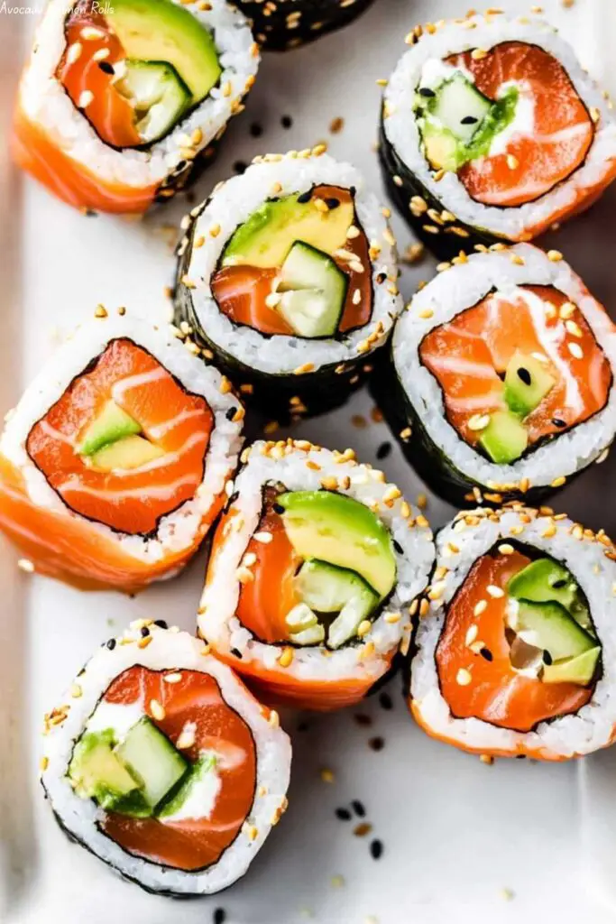 Avocado Salmon Rolls