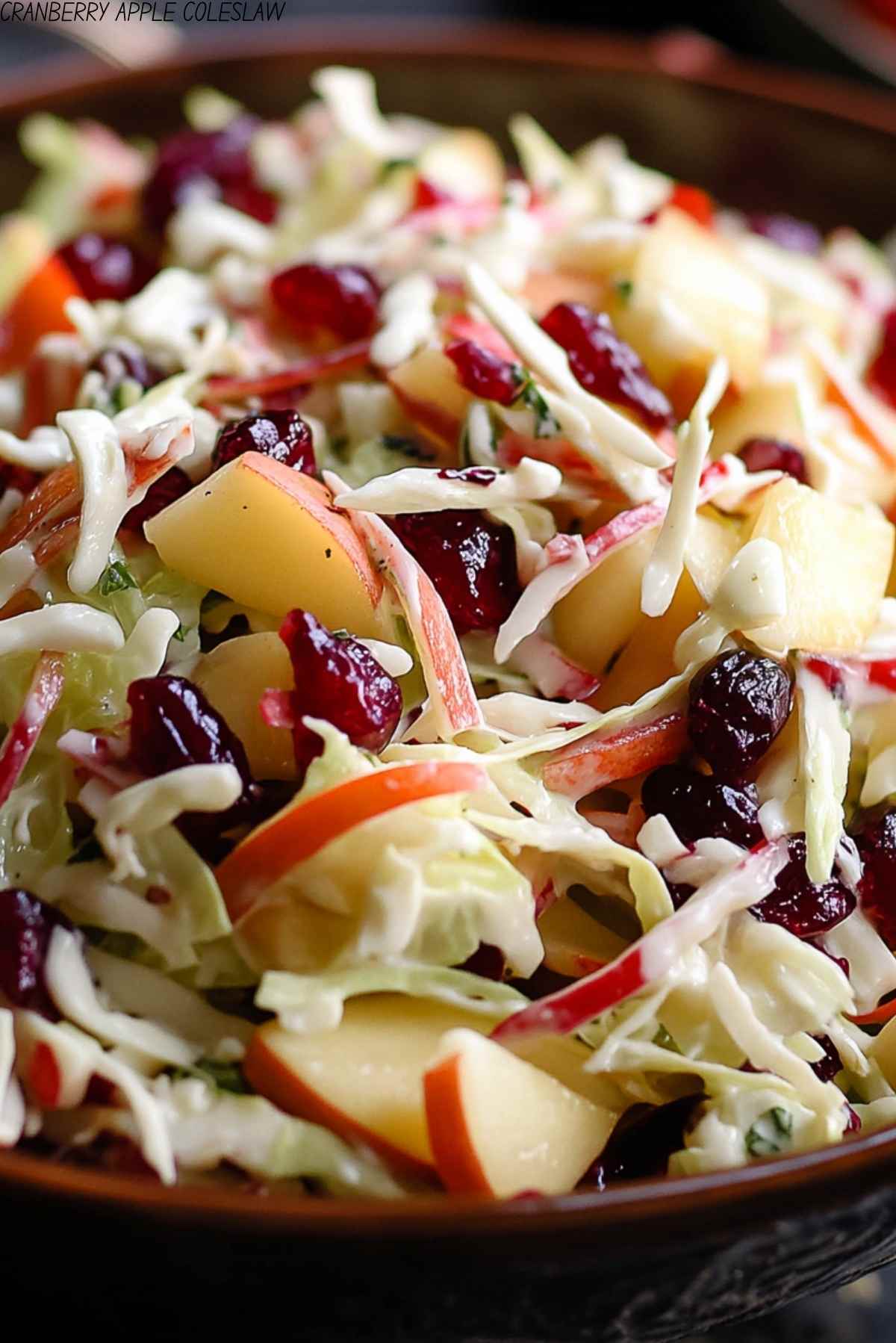 CRANBERRY APPLE COLESLAW