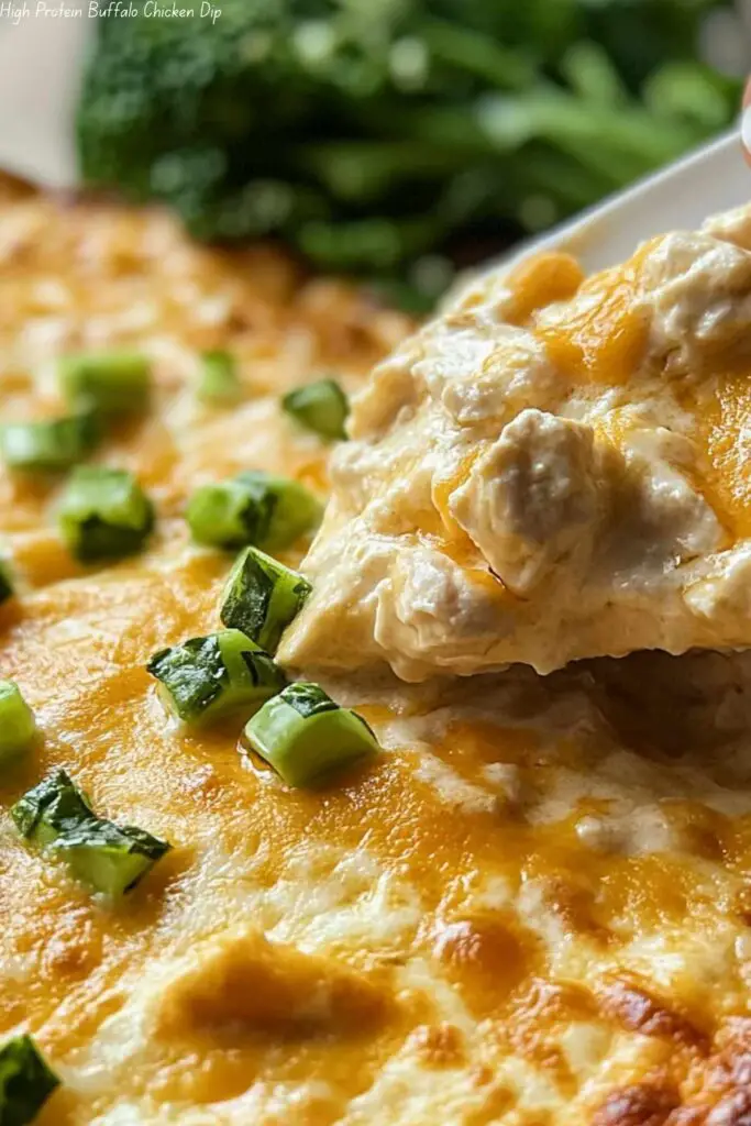 High Protein Buffalo Chicken Dip