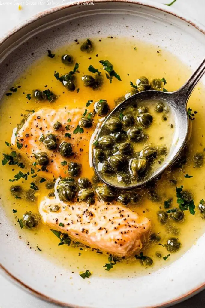 Lemon Caper Sauce (for Salmon, Chicken & More!!)