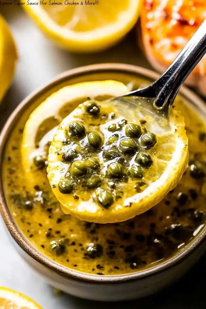 Lemon Caper Sauce (for Salmon, Chicken & More!!)
