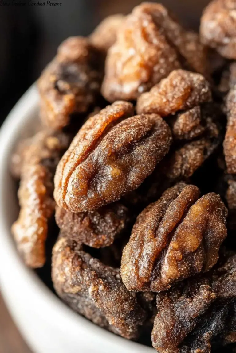 Slow Cooker Candied Pecans