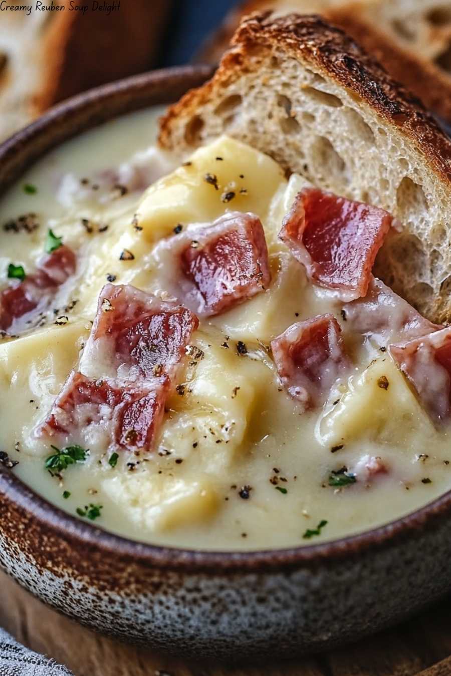 Creamy Reuben Soup Delight