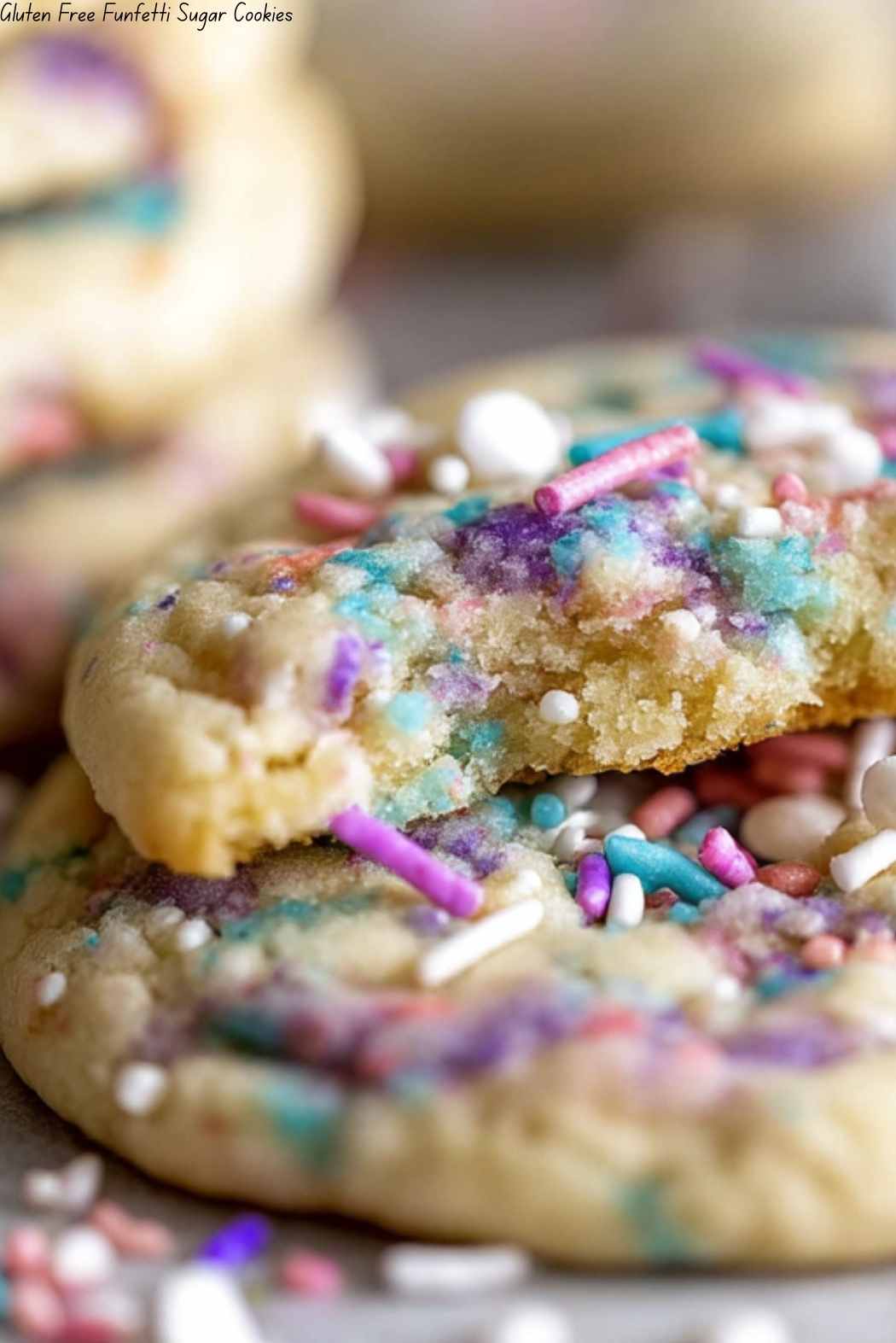 Gluten Free Funfetti Sugar Cookies