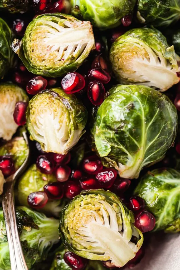 Pomegranate Brussels Sprouts