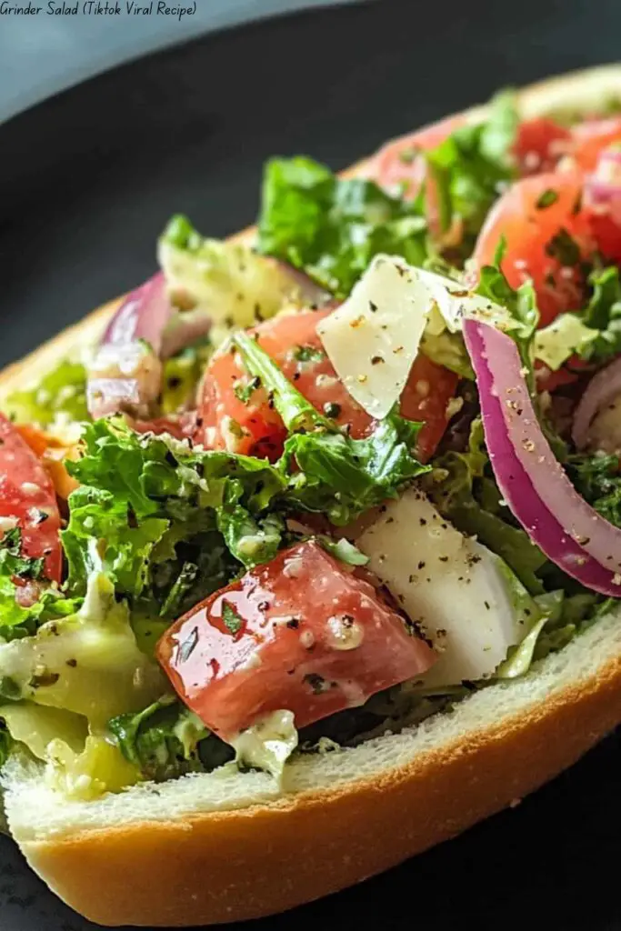 Grinder Salad (Tiktok Viral Recipe)