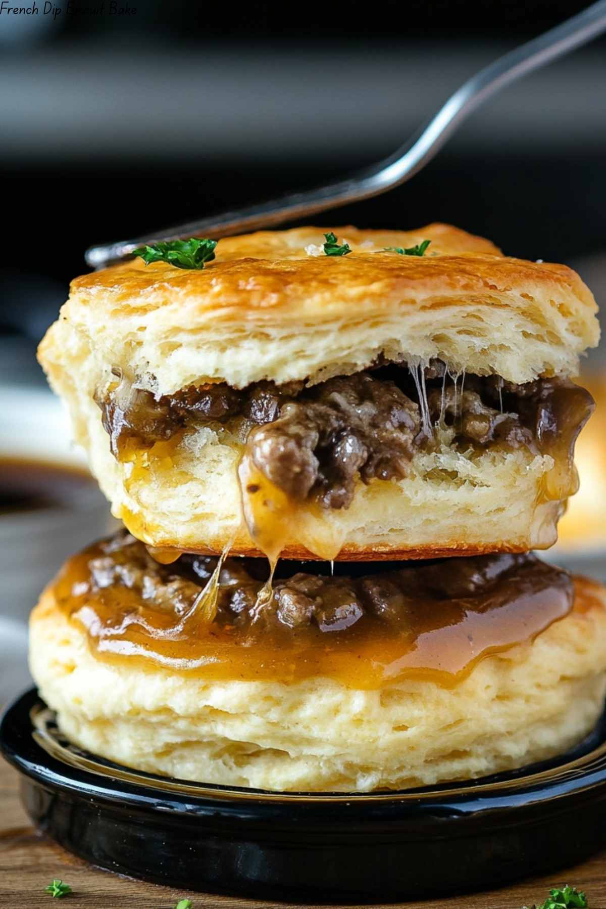 French Dip Biscuit Bake