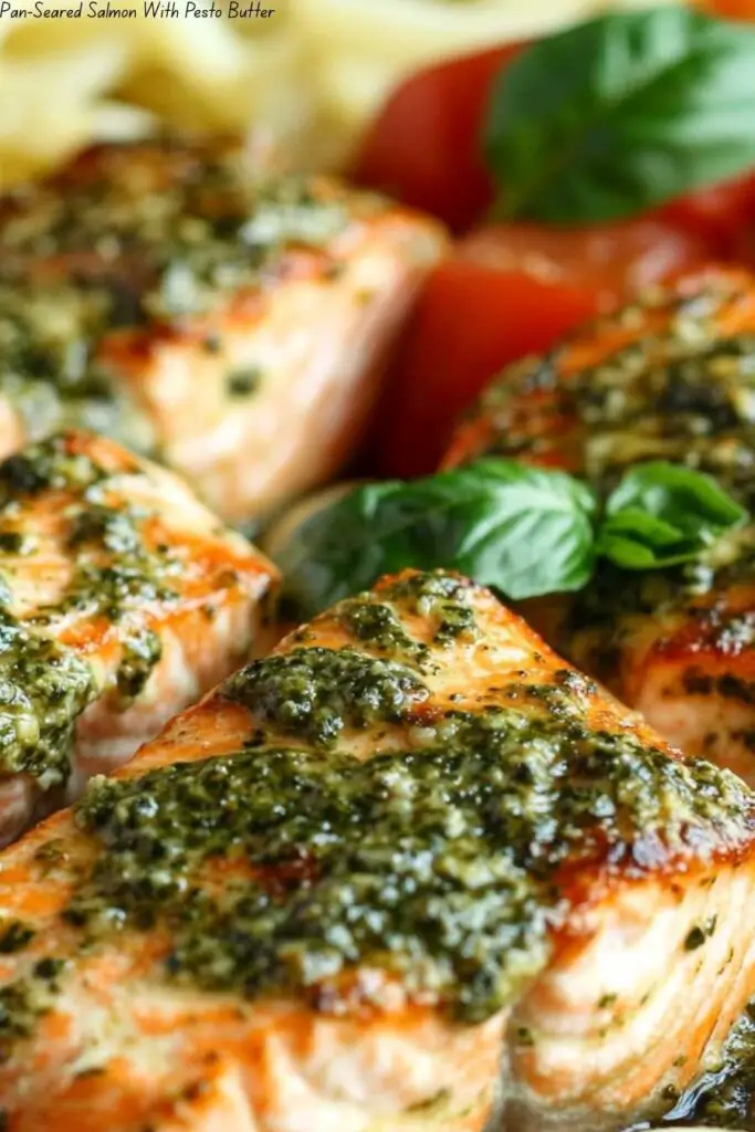 Pan-Seared Salmon With Pesto Butter