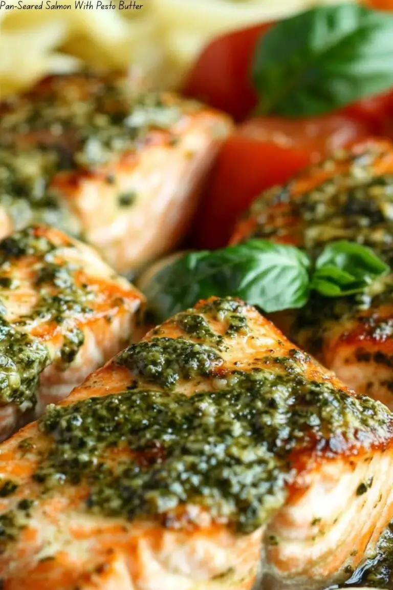 Pan-Seared Salmon With Pesto Butter