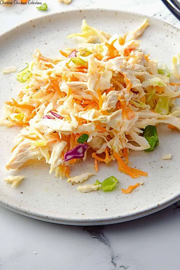 Chinese Chicken Coleslaw
