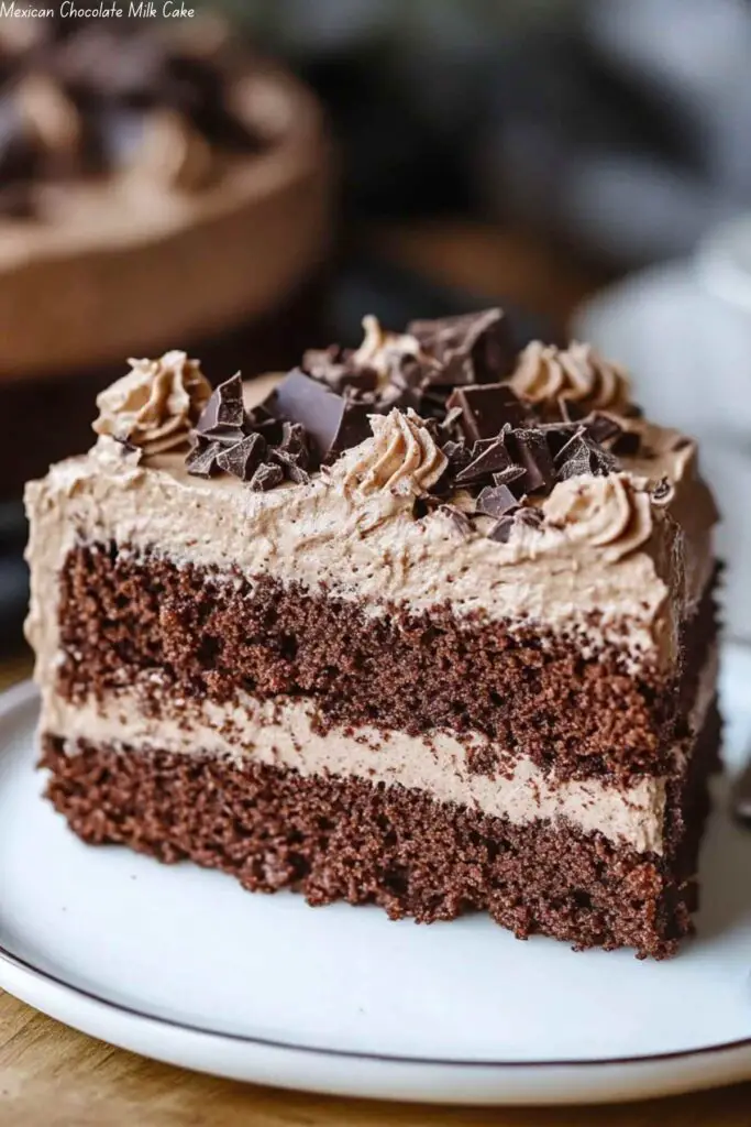 Mexican Chocolate Milk Cake