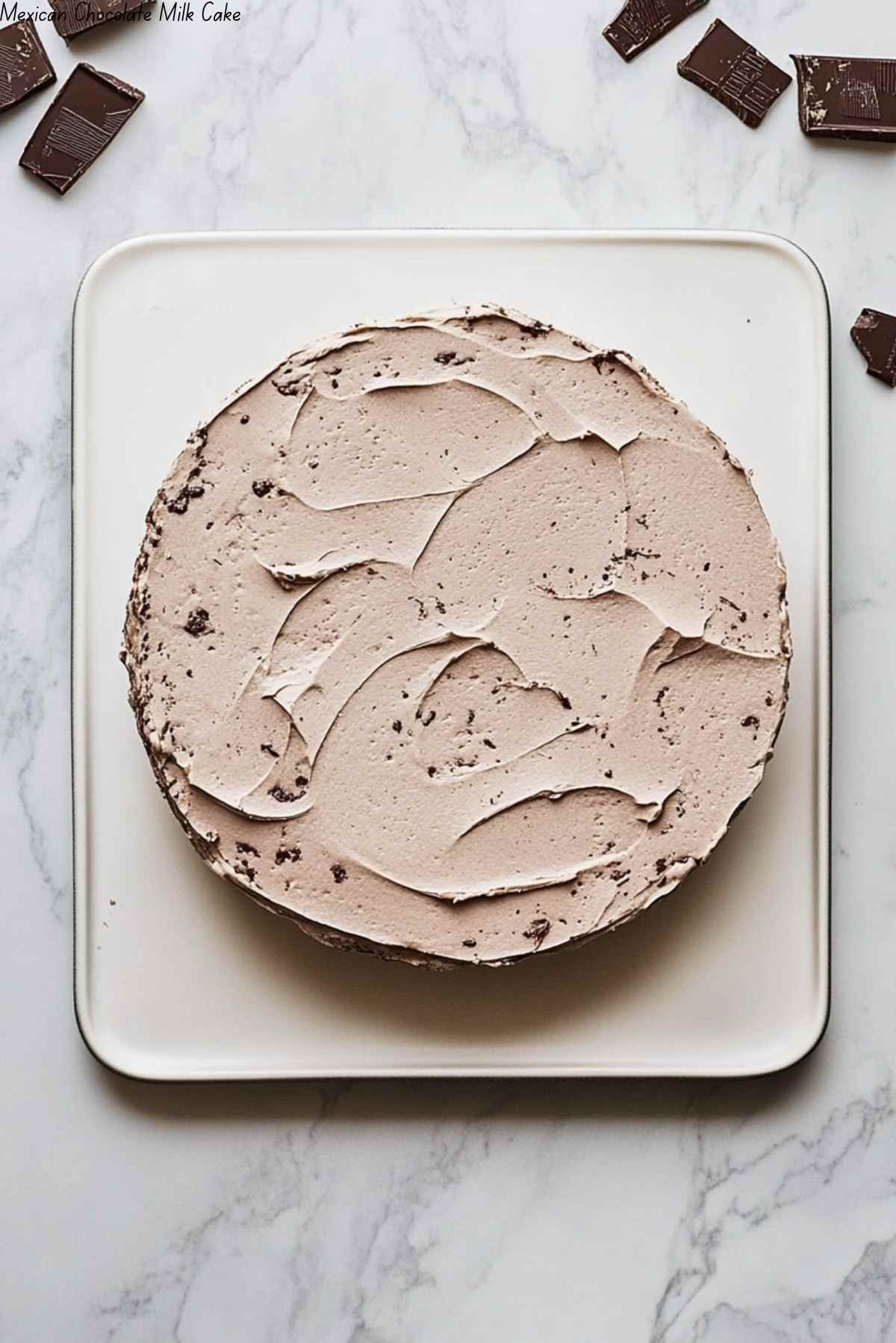 Mexican Chocolate Milk Cake