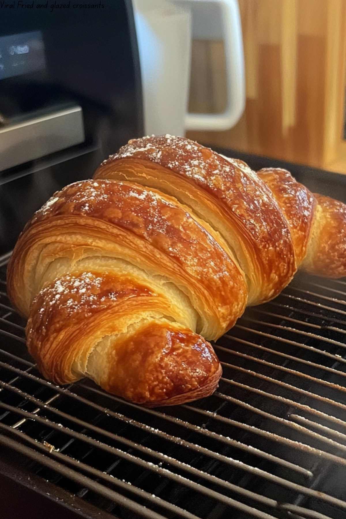 Viral Fried and glazed croissants