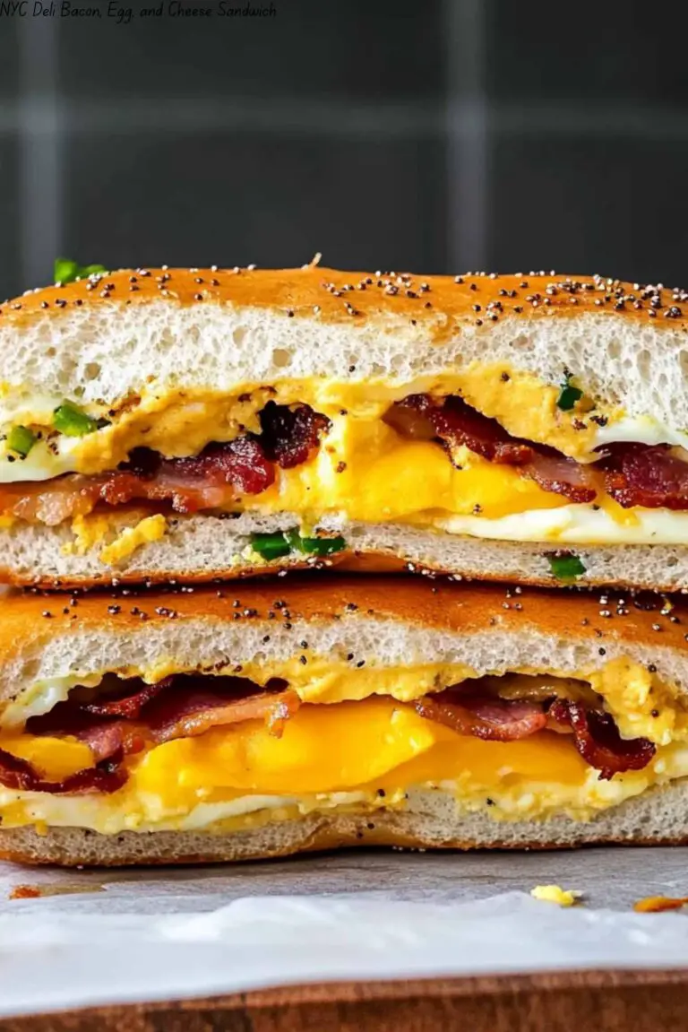 NYC Deli Bacon, Egg, and Cheese Sandwich