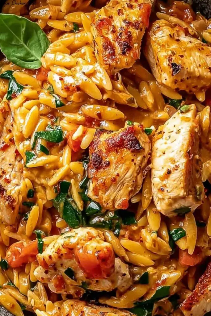Cajun Chicken Orzo