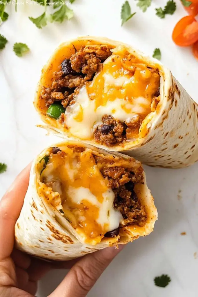 Grilled Cheese Burrito – Copycat Recipe