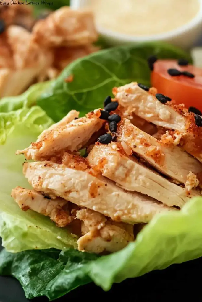 Easy Chicken Lettuce Wraps