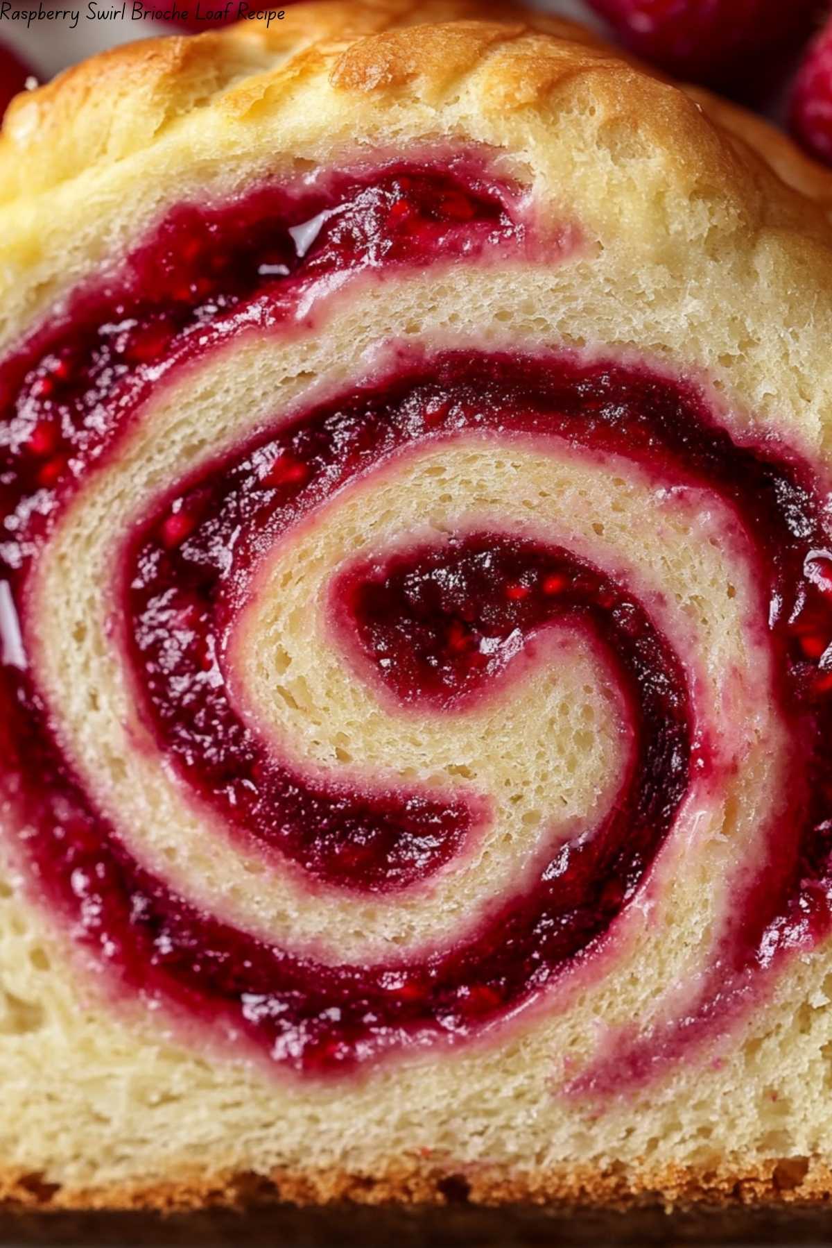 Raspberry Swirl Brioche Loaf Recipe