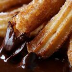 Easy Homemade Churros with Chocolate Sauce