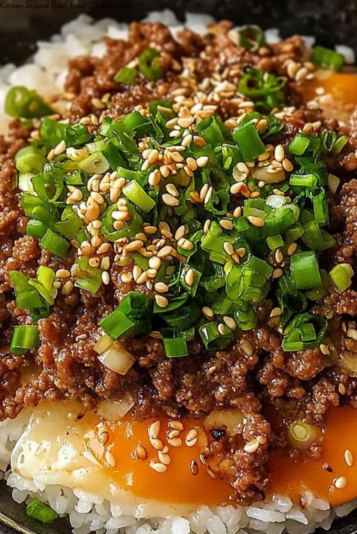 Korean Ground Beef Bowl (25-Minutes)