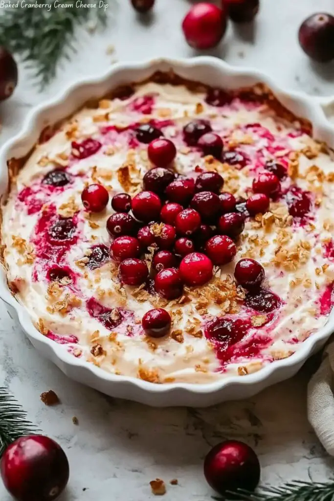 Baked Cranberry Cream Cheese Dip