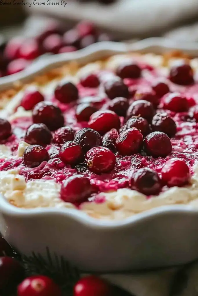 Baked Cranberry Cream Cheese Dip