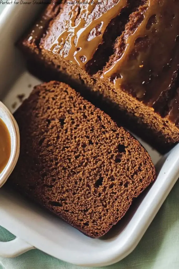 Perfect for Dinner Steakhouse Brown Bread Machine Recipe