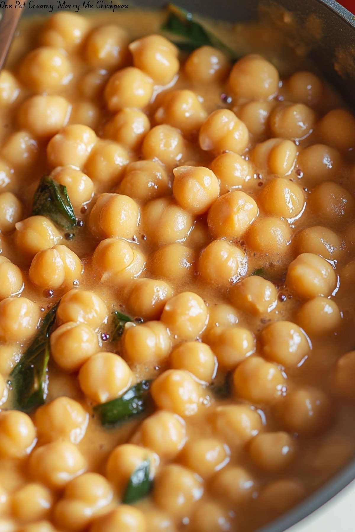 One Pot Creamy ‘Marry Me’ Chickpeas