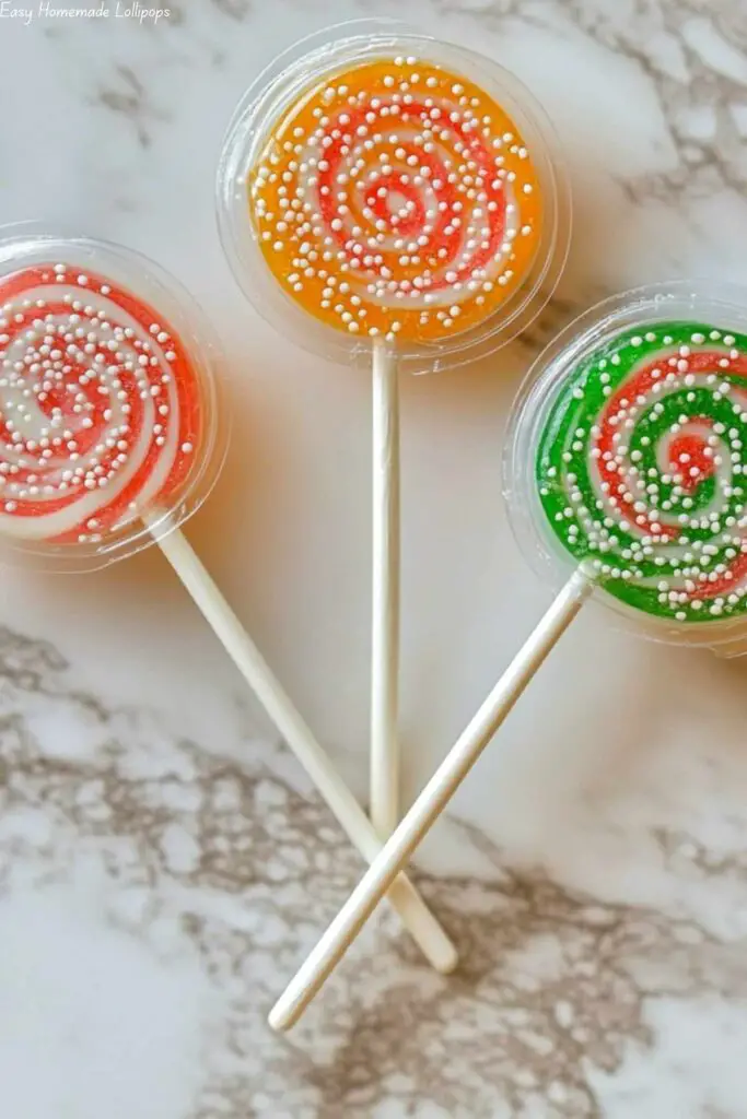 Easy Homemade Lollipops