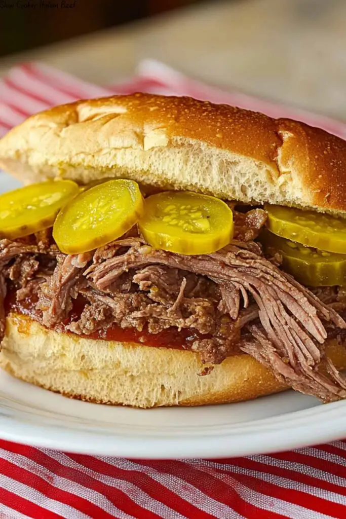 Slow Cooker Italian Beef