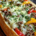 Cheesesteak-Stuffed Garlic Bread