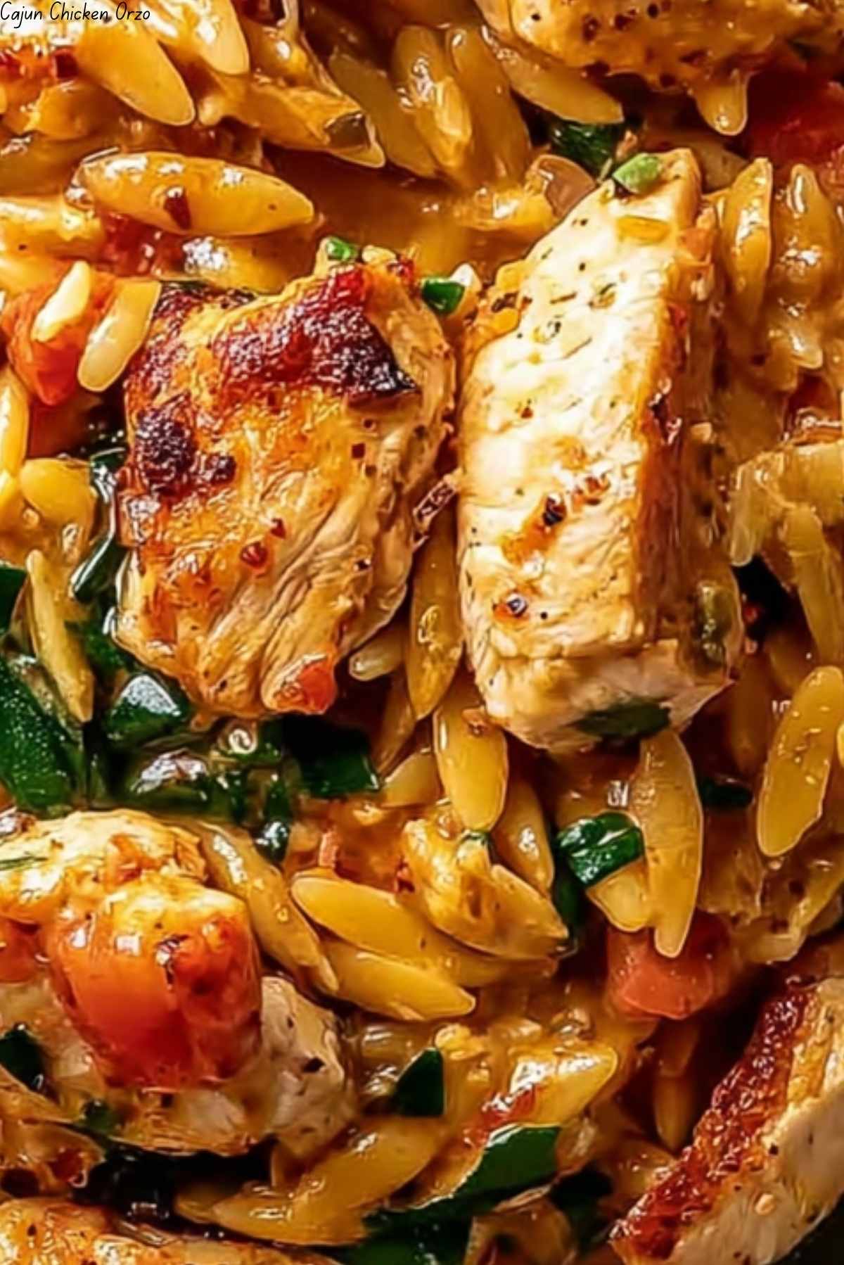 Cajun Chicken Orzo