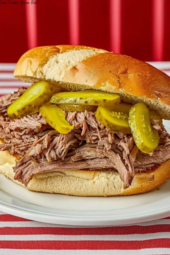 Slow Cooker Italian Beef