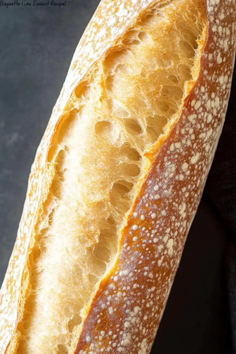 Baguette (The Easiest Recipe)
