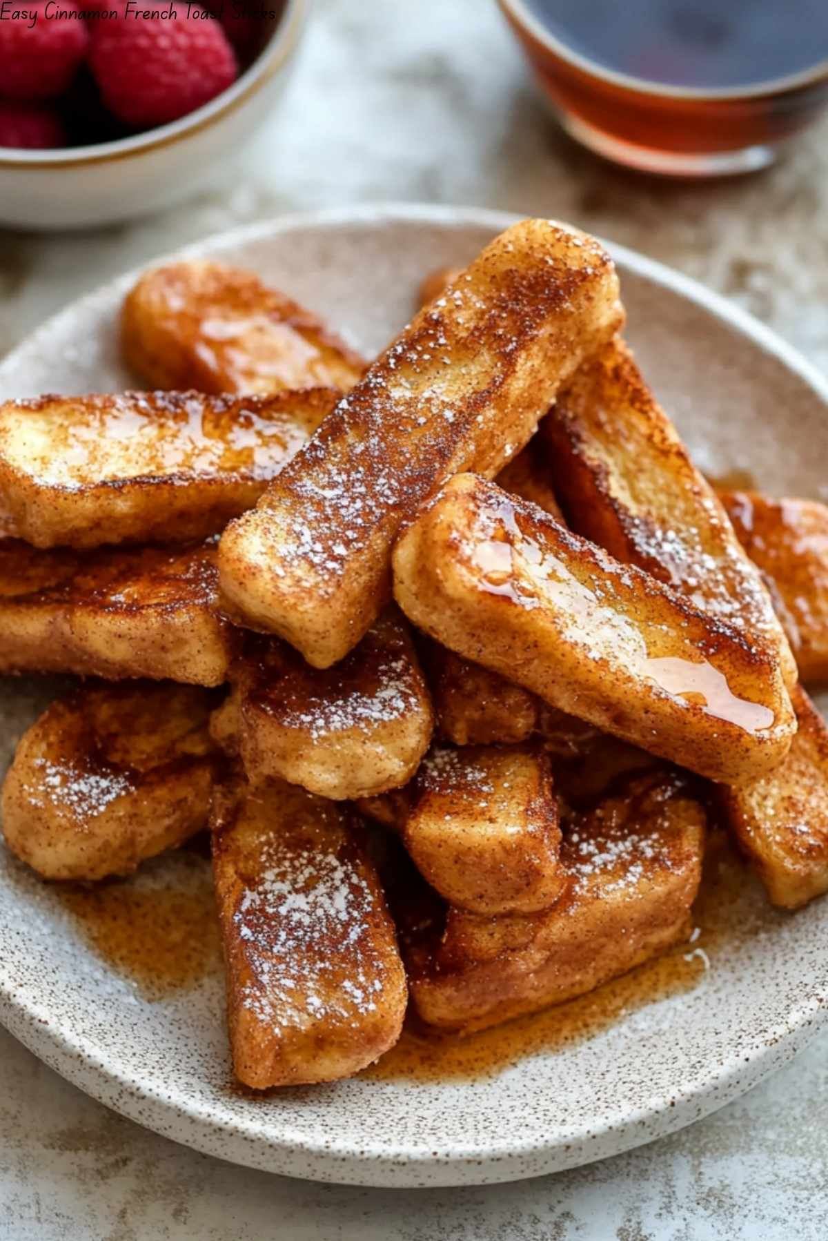 Easy Cinnamon French Toast Sticks