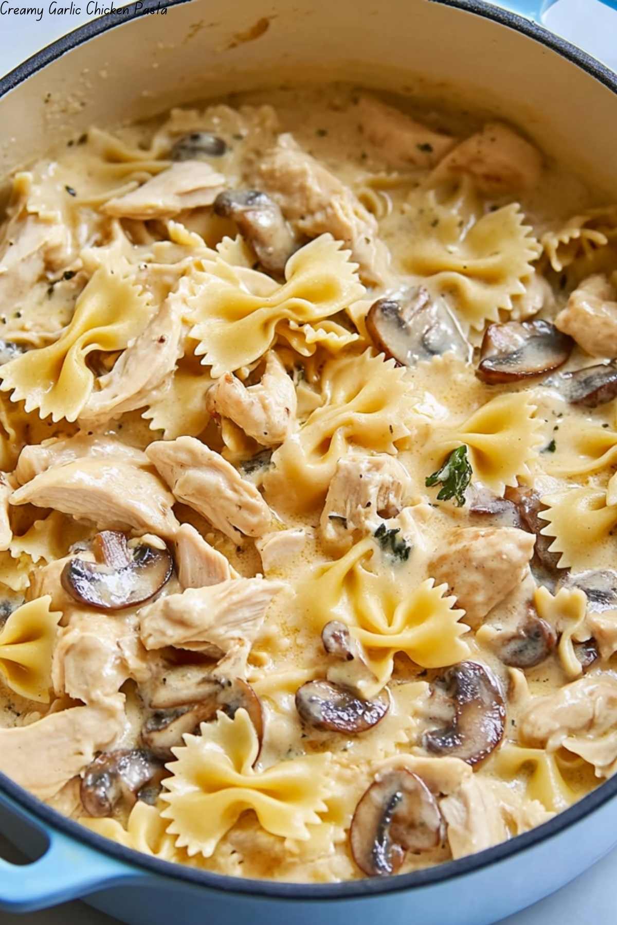 Creamy Garlic Chicken Pasta