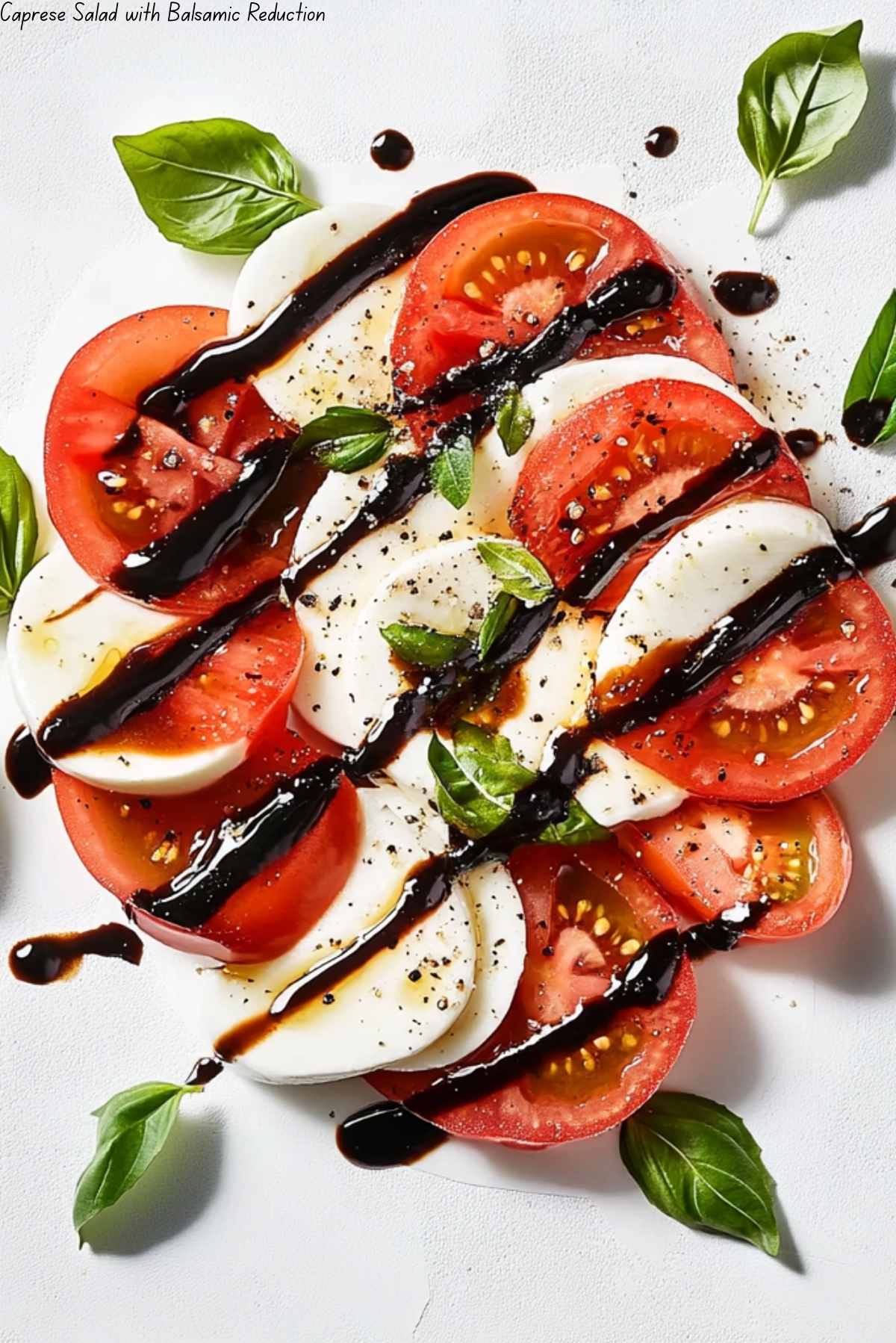 Caprese Salad with Balsamic Reduction