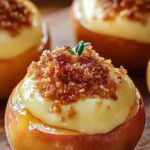 Cheesecake Stuffed Baked Apples