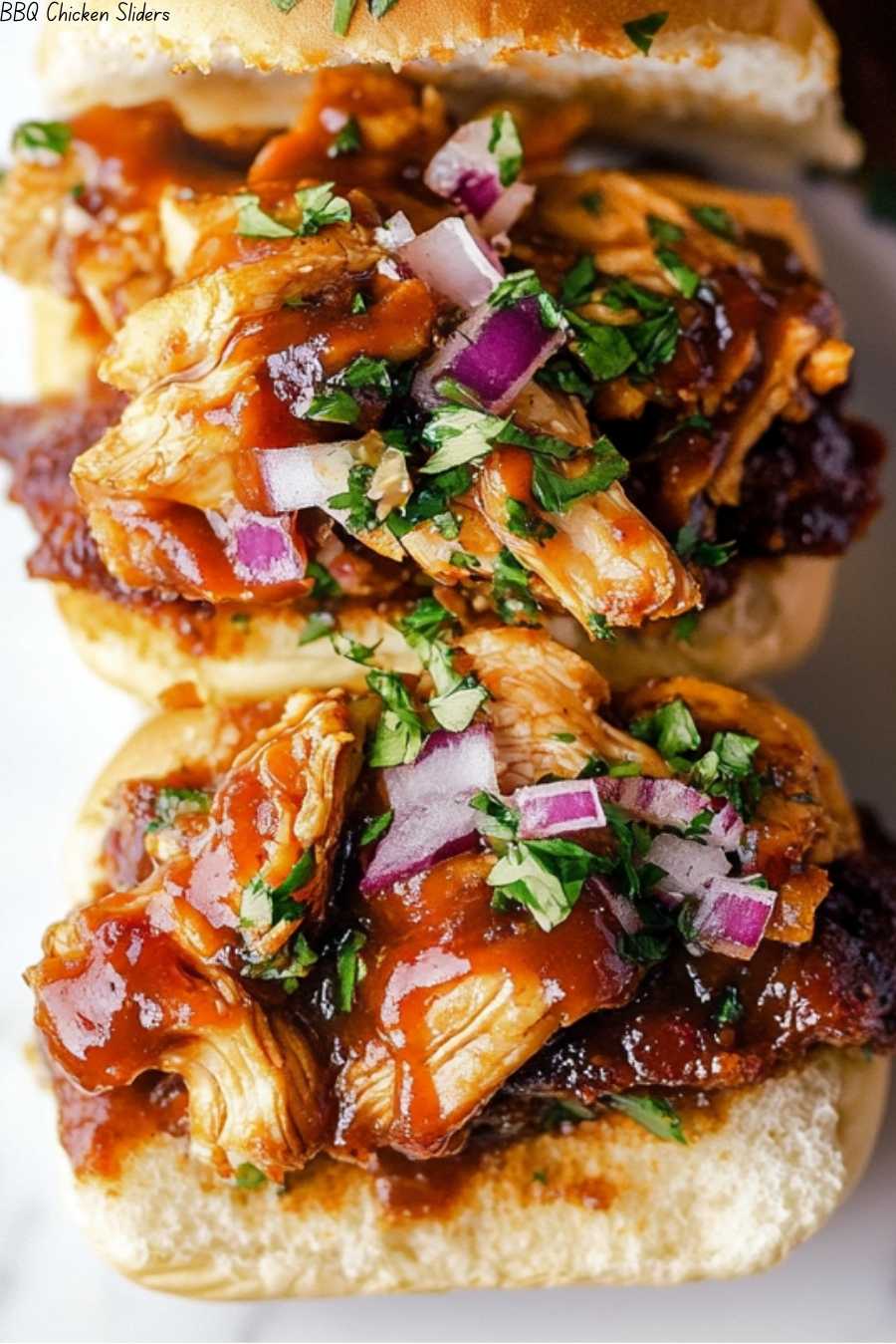 BBQ Chicken Sliders