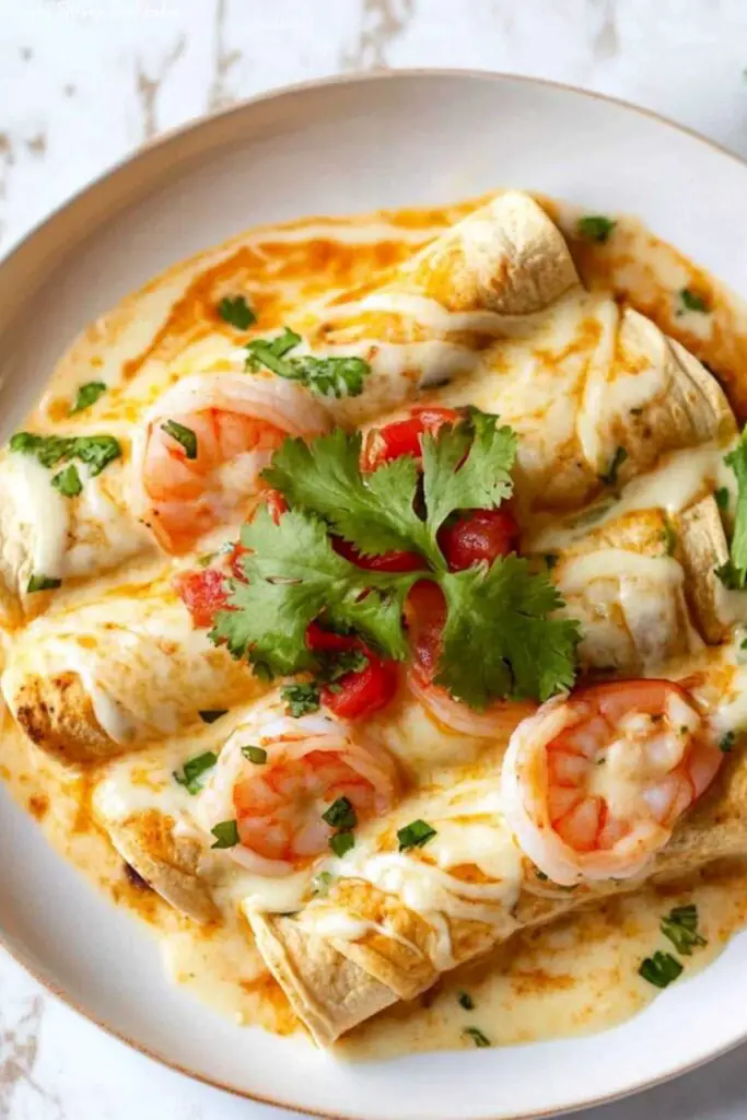 Creamy Shrimp Enchiladas